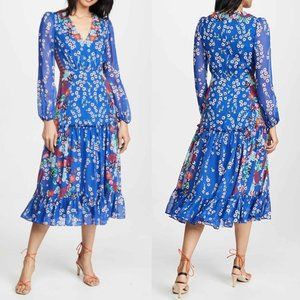 ISO Saloni Devon Dress Cobalt Eden Blue Size 12 US